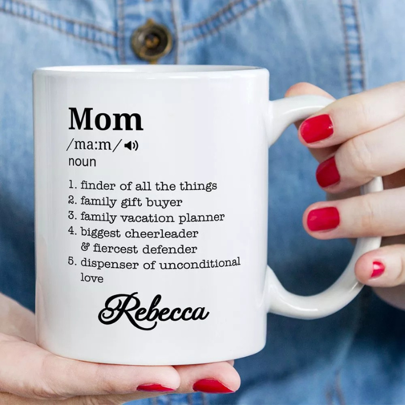 Funny Mom Definition Coffee Mug For Mothers Day And Everyday Use