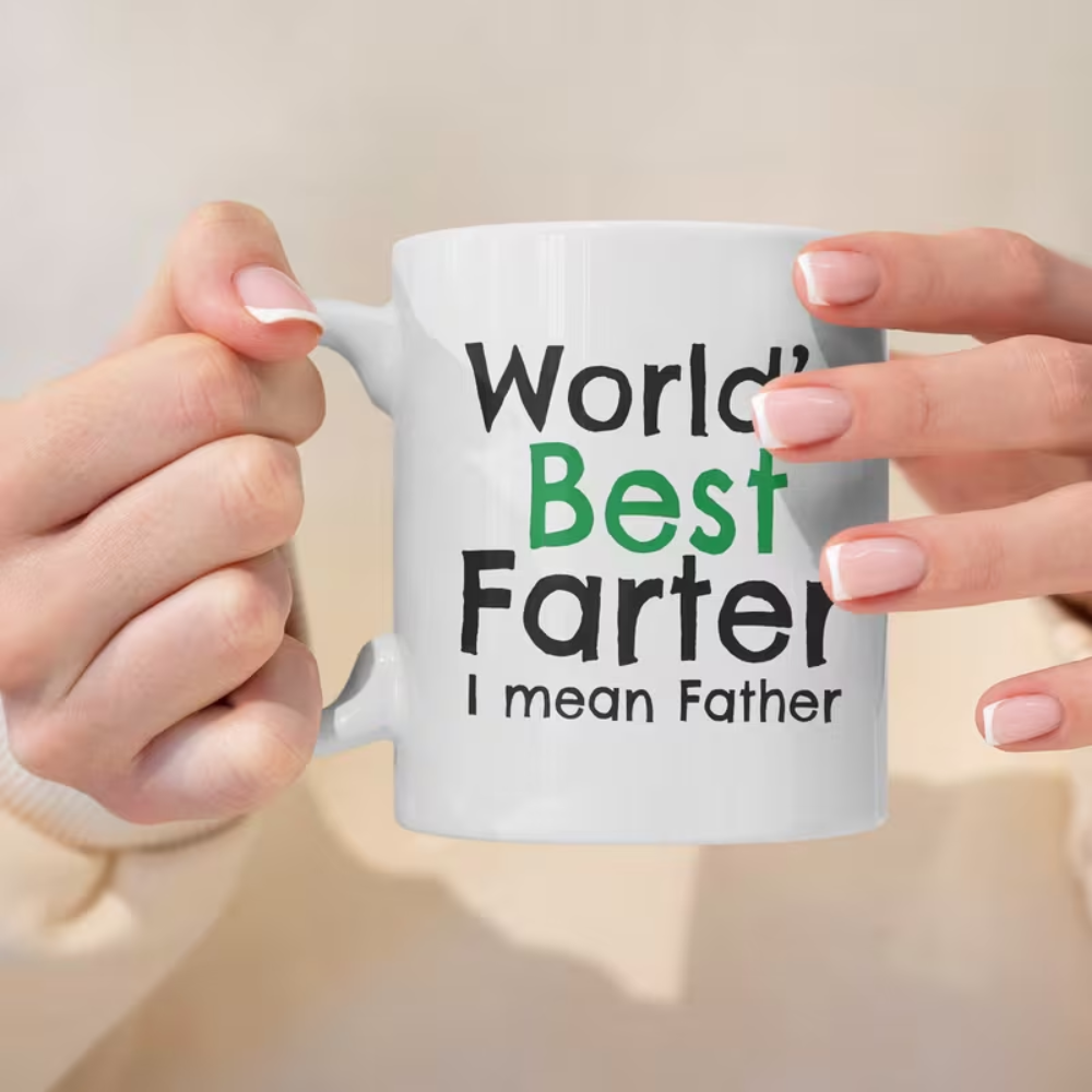 Ceramic Funny Coffee Mug for Dad Humorous Themed Drinkware 1pc
