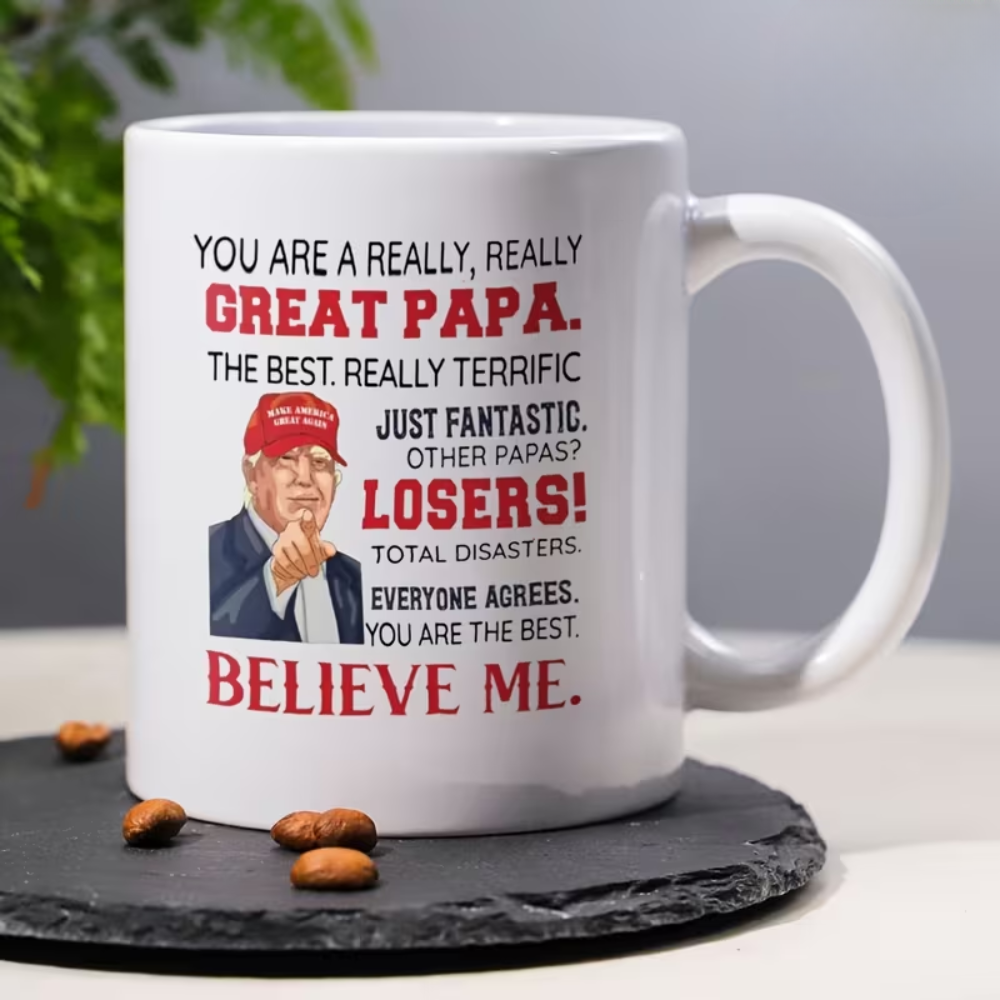 11 oz Ceramic Funny Papa Coffee Mug Office Drinkware 1pc