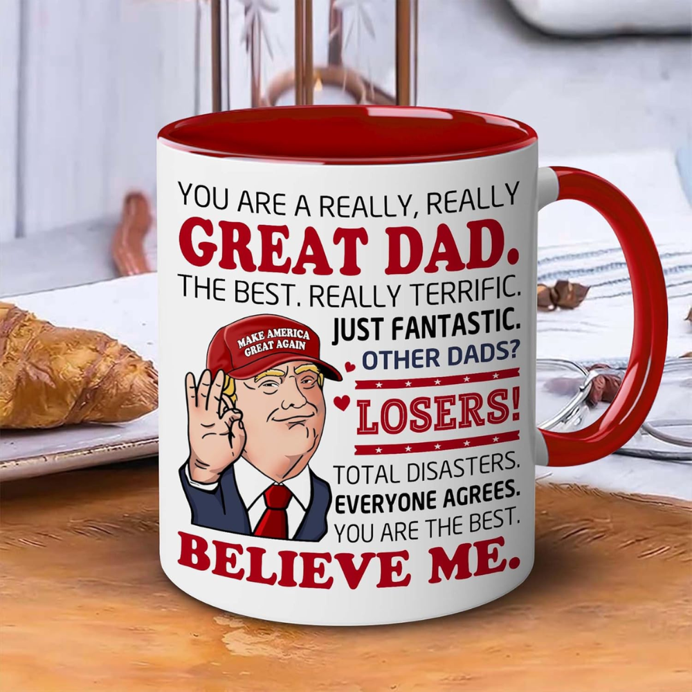 Ceramic Best Dad Ever Coffee Mug for Dad Gift Drinkware