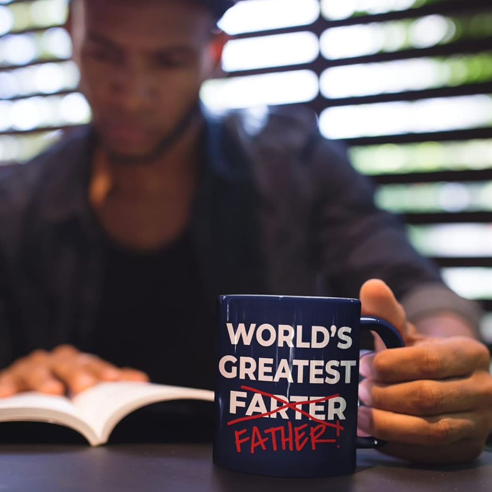 Ceramic Funny Best Farter Ever Coffee Mug for Dad Novelty Drinkware