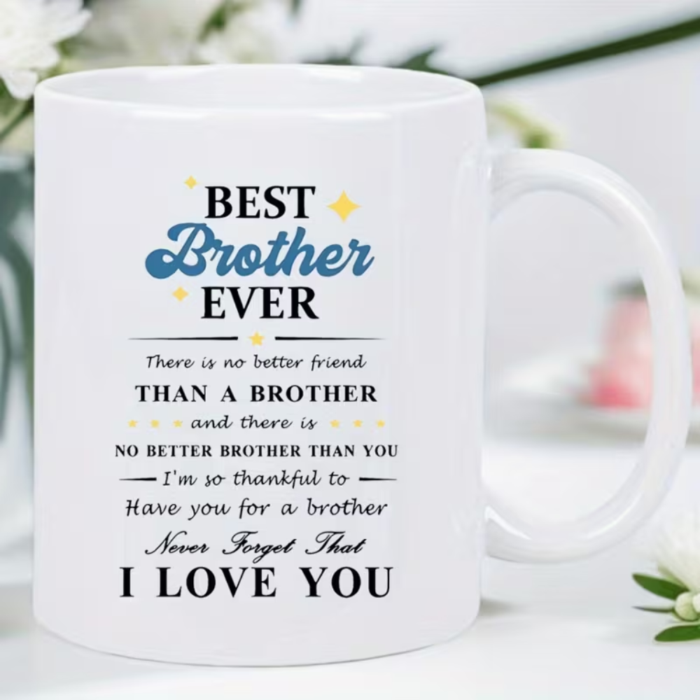 Best Brother Ever Insulated Ceramic Coffee Mug 