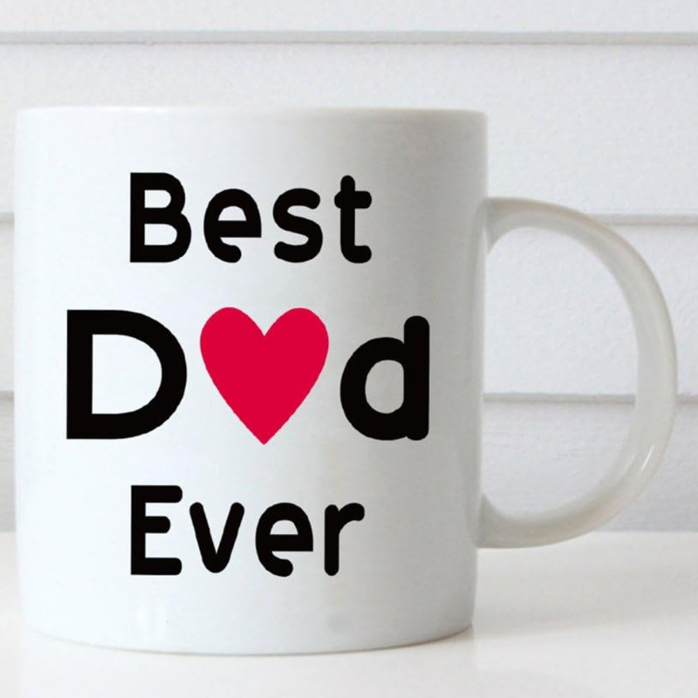 11 oz Ceramic Best Dad Ever Coffee Mug Drinkware
