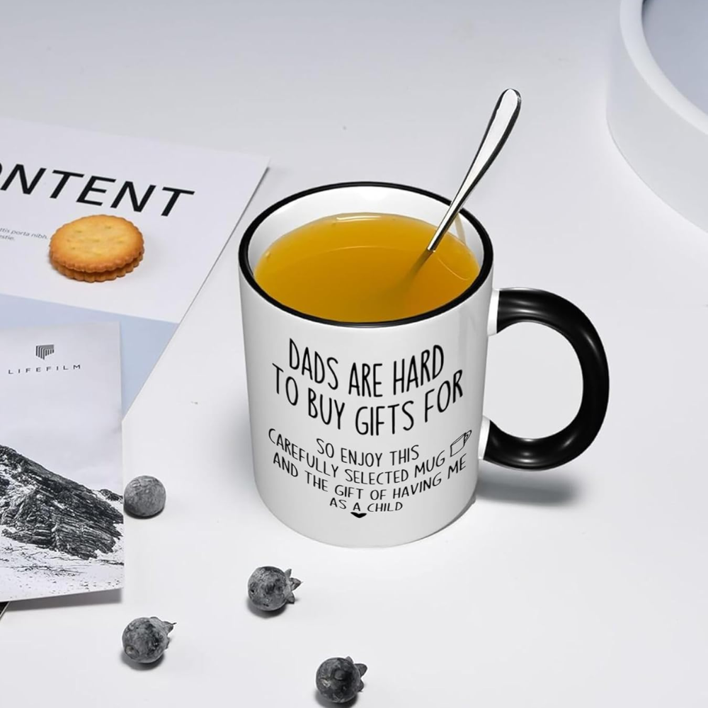 Ceramic Best Dad Ever Coffee Mug Gift Drinkware