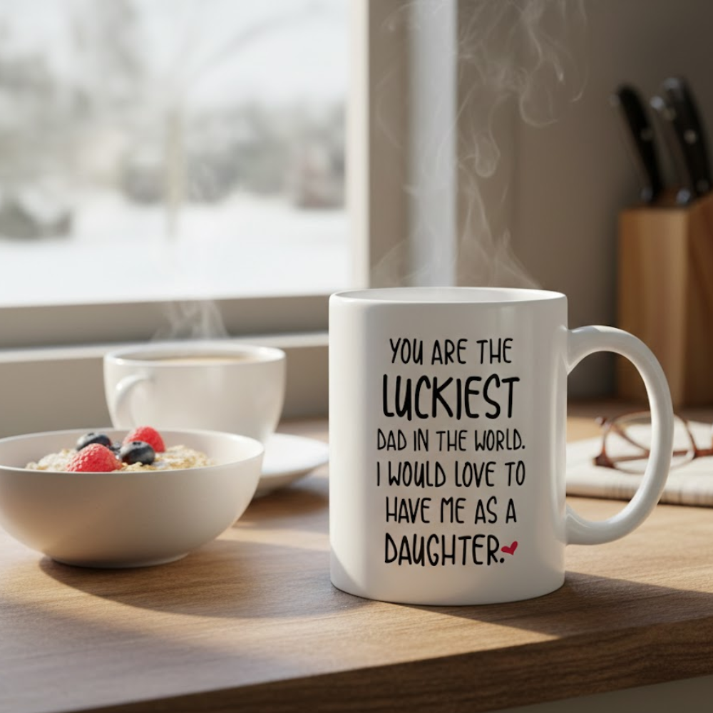 11 oz Ceramic Funny Dad Coffee Mug From Daughter Novelty Drinkware
