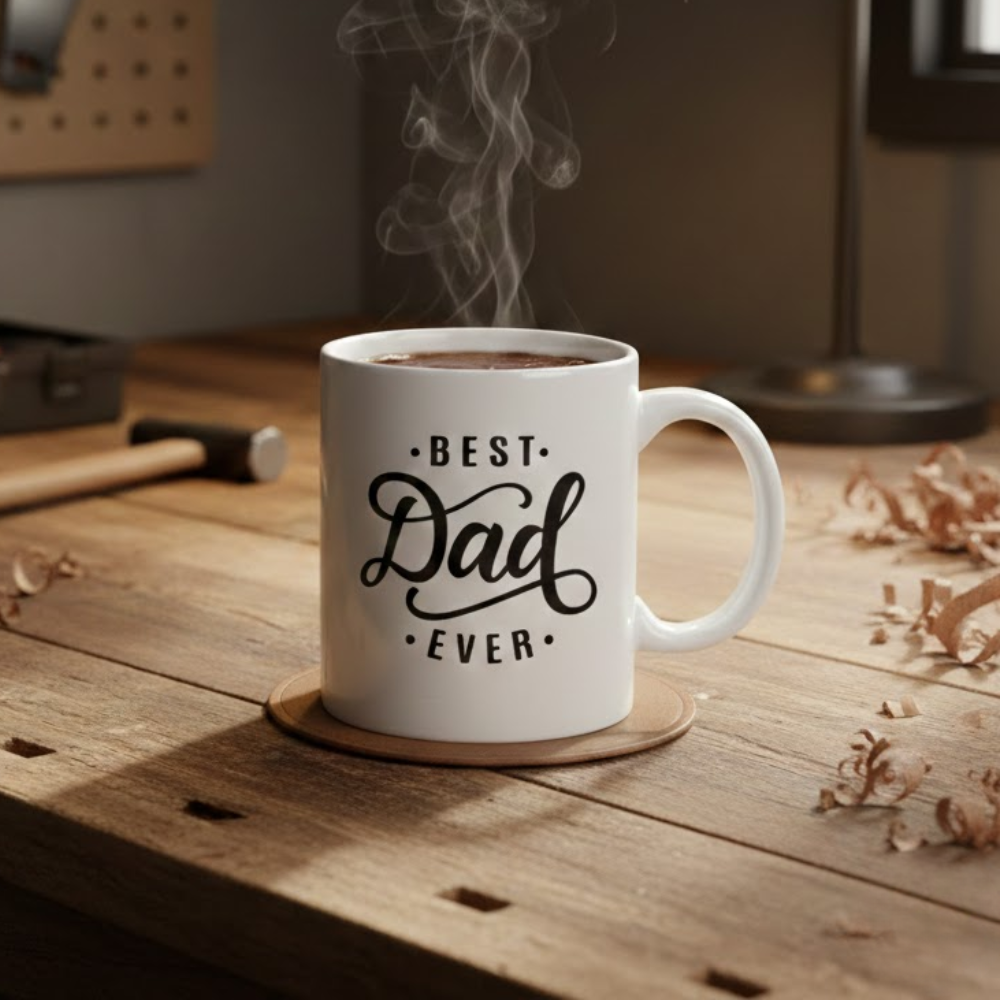 Ceramic Best Dad Ever Coffee Mug Novelty Drinkware