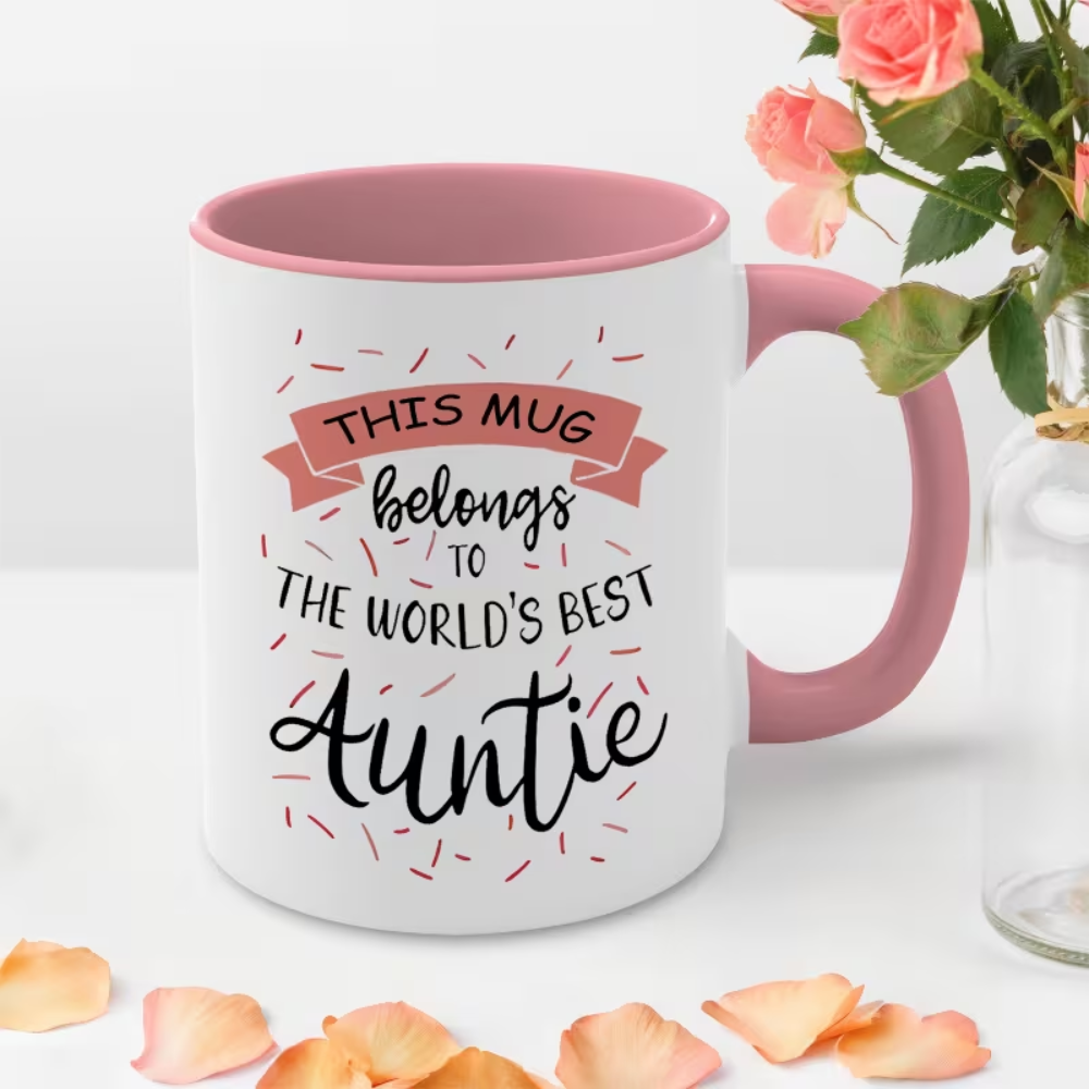 11 oz Ceramic Worlds Best Aunt Coffee Mug Gift Drinkware
