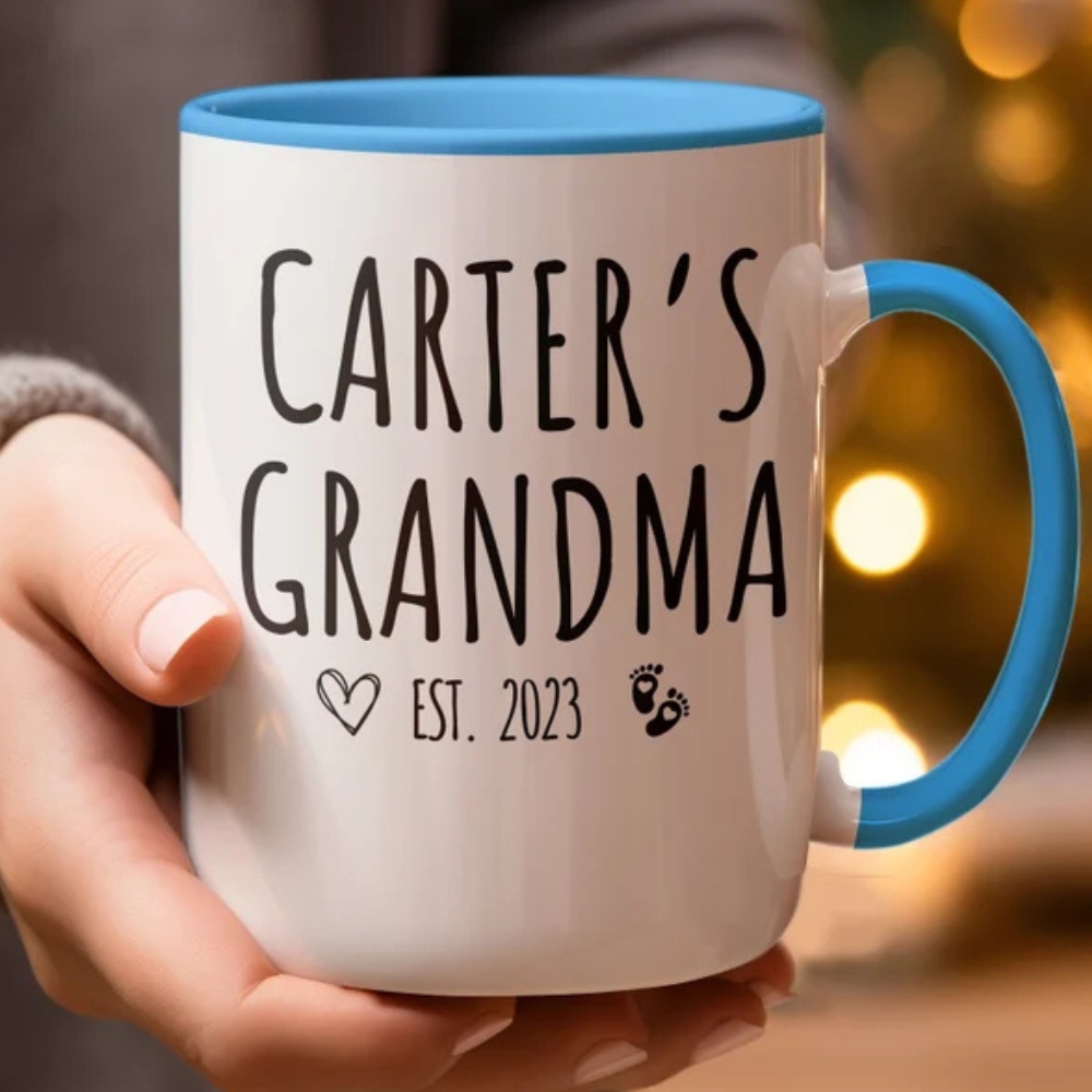 Custom Grandma Mug, Name Mug, Grandma Gifts, Mug