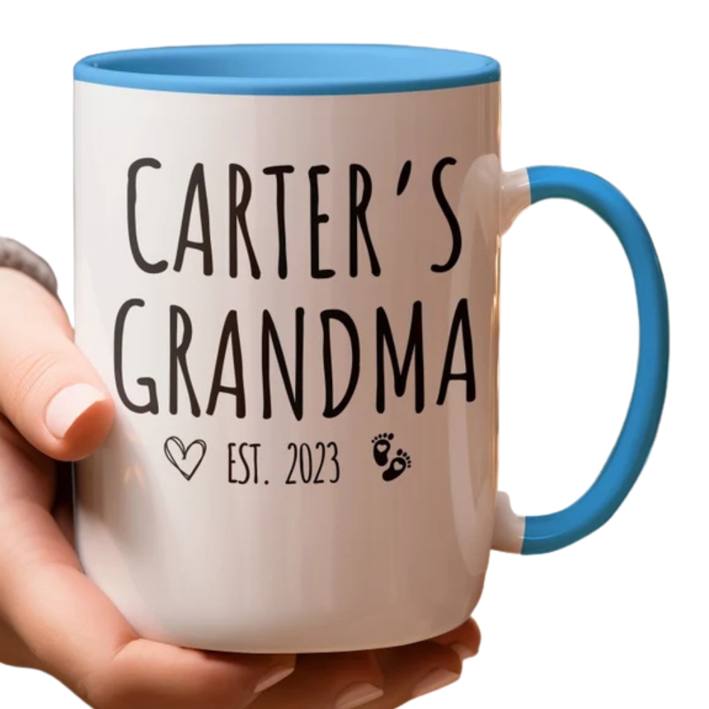 Custom Grandma Mug, Name Mug, Grandma Gifts, Mug