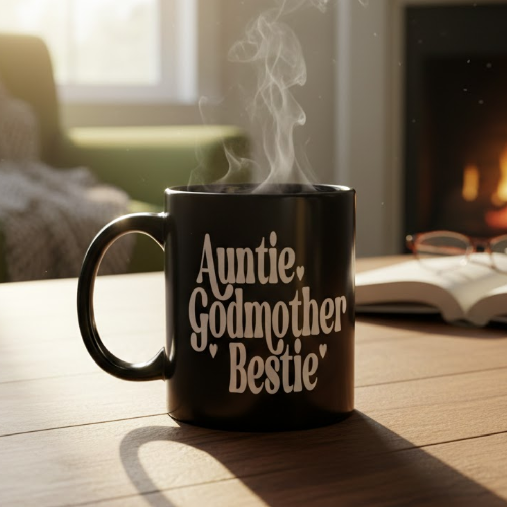 11 oz Ceramic Coffee Mug for Aunt or Godmother Drinkware 1pc
