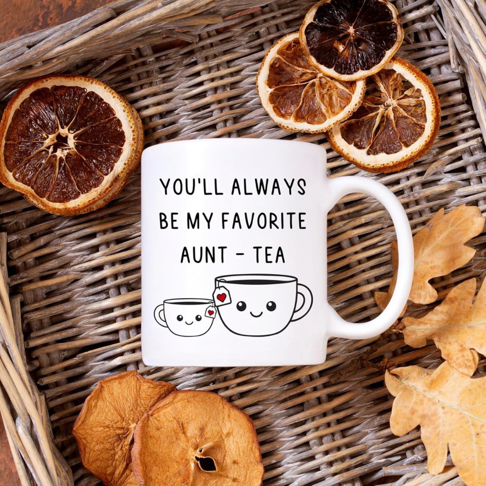 11 oz Ceramic Aunt Tea Funny Coffee Mug Aunt Drinkware