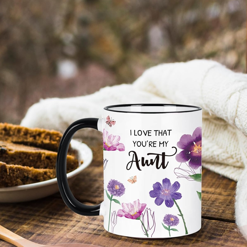 11 oz Ceramic Inspirational Aunt Coffee Mug Drinkware