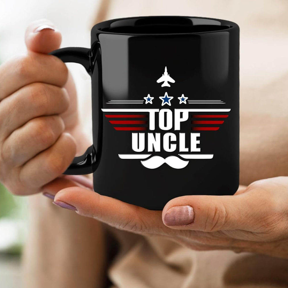 11 oz Ceramic Top Uncle Coffee Mug Drinkware