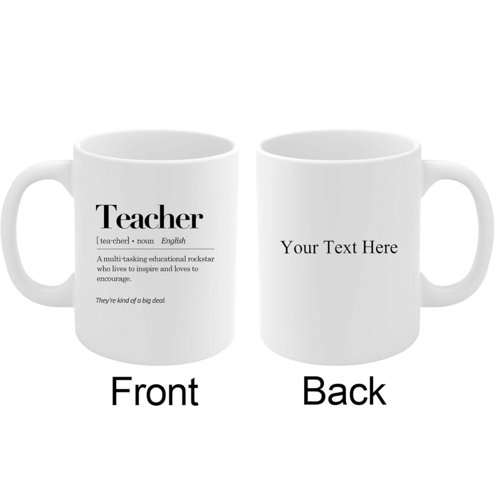 Teacher Definition Mug Teacher Gifts Appreciation Gifts from Students