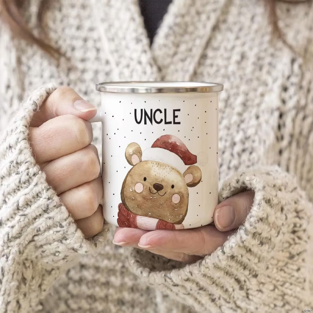 Ceramic Uncle Campfire Bear Coffee Mug Drinkware