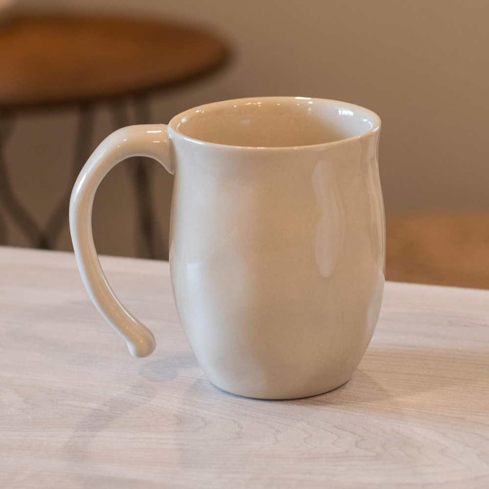 isters Forever Heart Cream Inspirational 16 ounce Ceramic Stoneware Coffee Mug