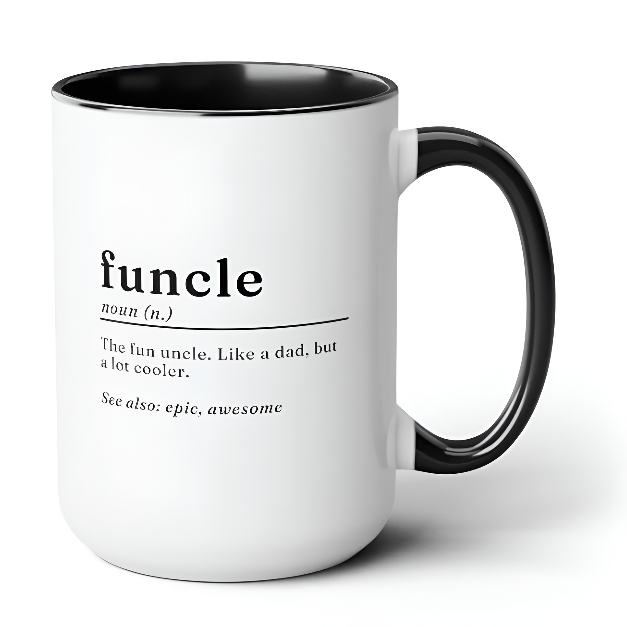 Funcle Definition Quote Print Ceramic Coffee Mug