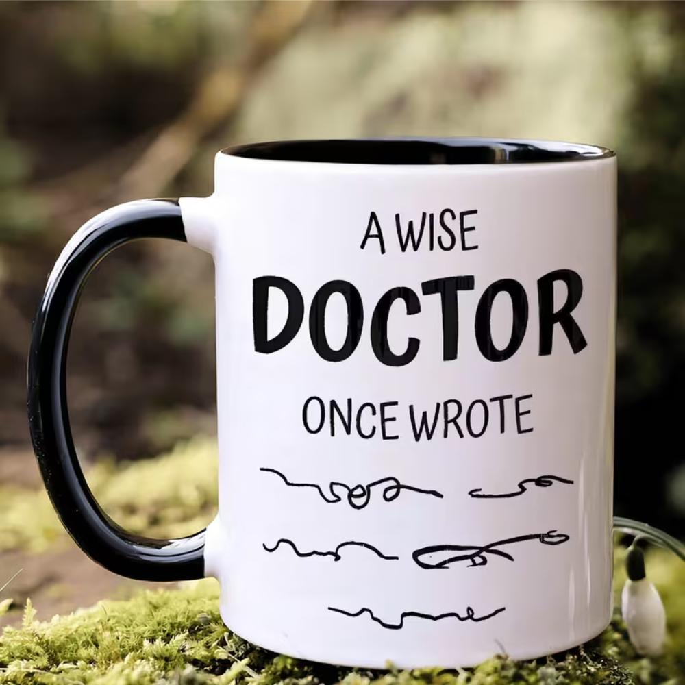 11 oz Ceramic Doctor Quote Coffee Mug Drinkware 1pc