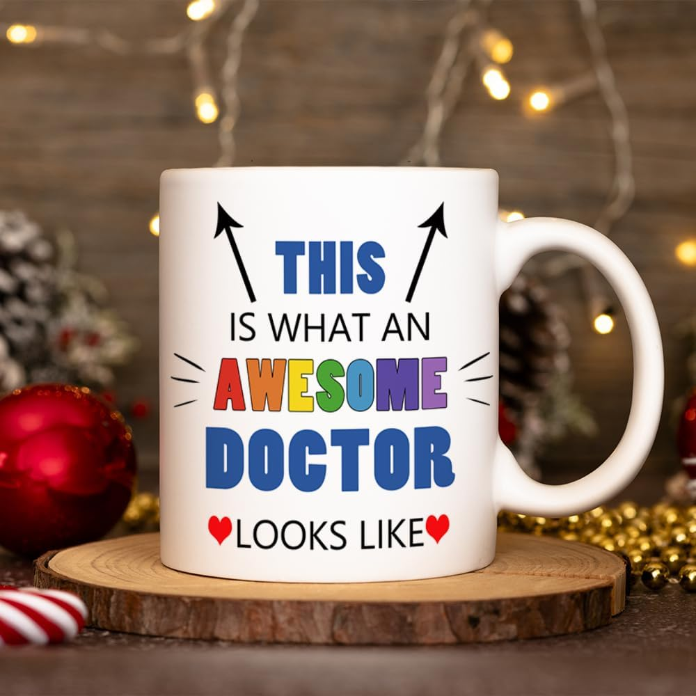11 oz Ceramic Awesome Doctor Coffee Mug Appreciation Drinkware