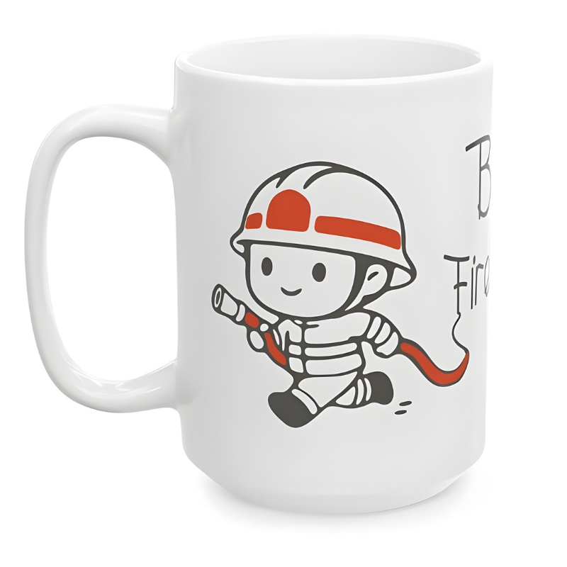 Best Firefighter Coffee Mug Fireman Appreciation Gift Coffee Cup 11 Oz 15 Oz