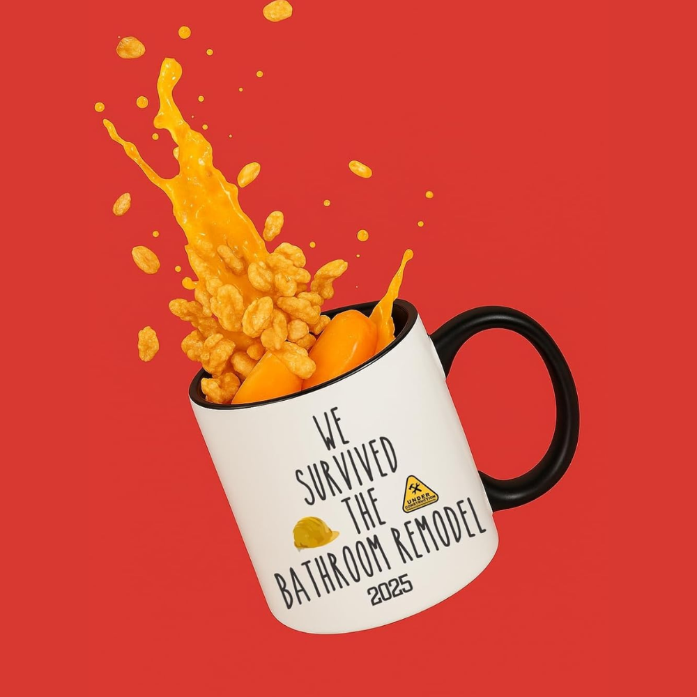 B.A.I. Plumber Coffee Mug Gift Idea, We Survived The Bathroom Remodel 2025