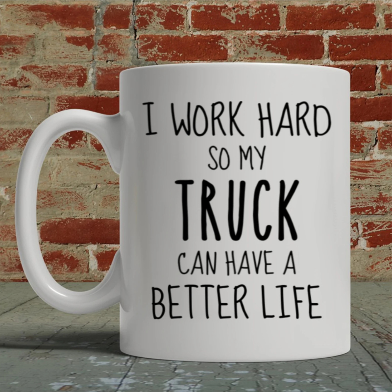 Truck Guy Gifts Truck Mug Gifts for Him Mens Gift Guy Gift Mechanic Gifts