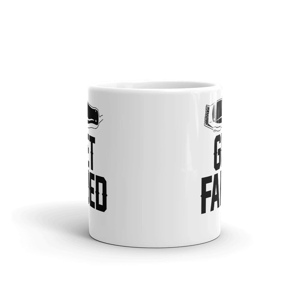 Get Faded Funny Barber Coffee Mug Hairdresser Humor Appreciation Gift