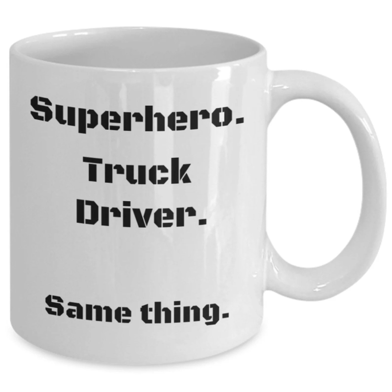 Truck Driver Coffee Mug Funny Gift Idea For Delivery Specialist Tshirt Travel Mug Insulated Tumbler