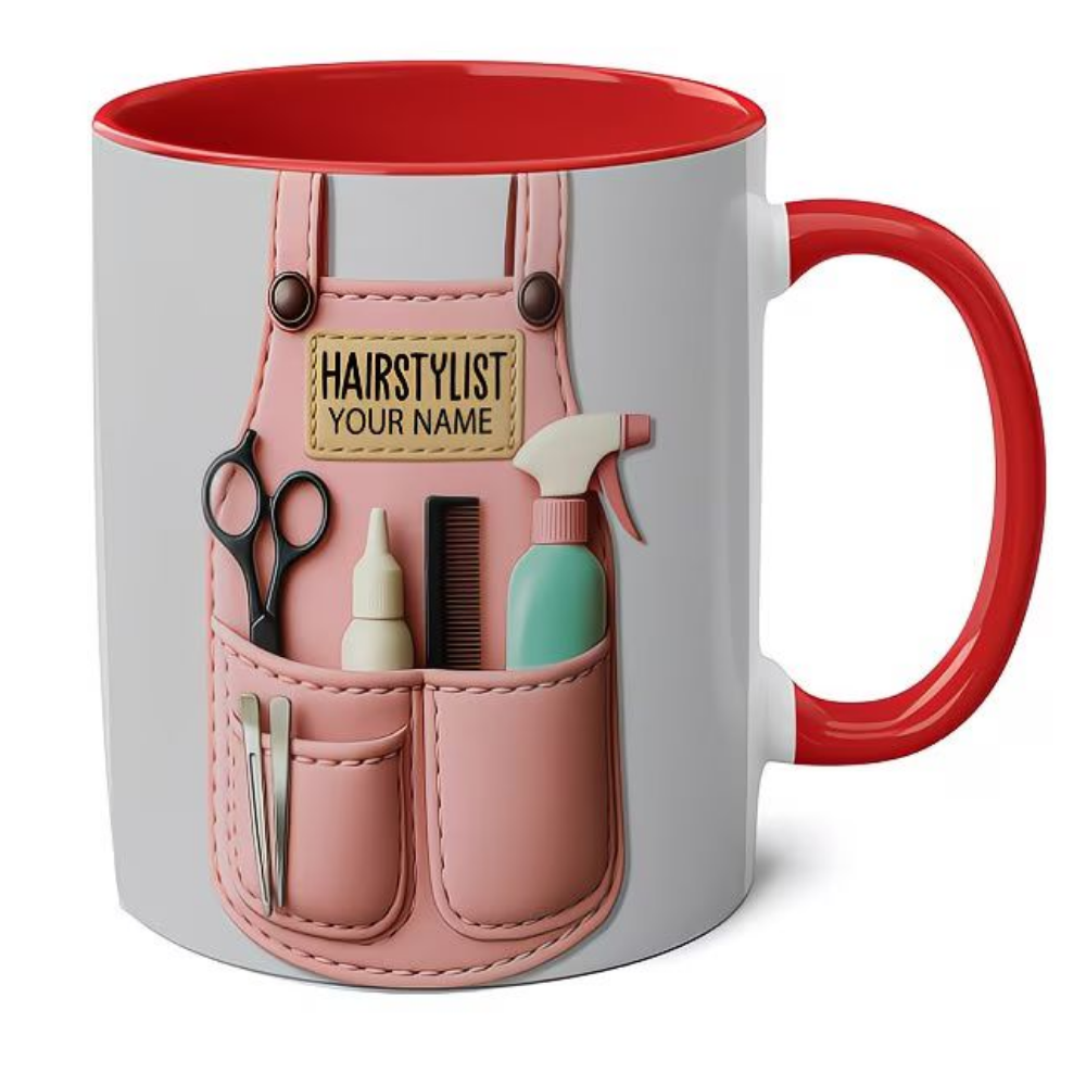 Gift Suggestions for Hairstylists, Personalized Barber Ceramic Mug, a Token of Appreciation for Salon Owners, a Thank You Gift for Stylists, And a Retirement Present