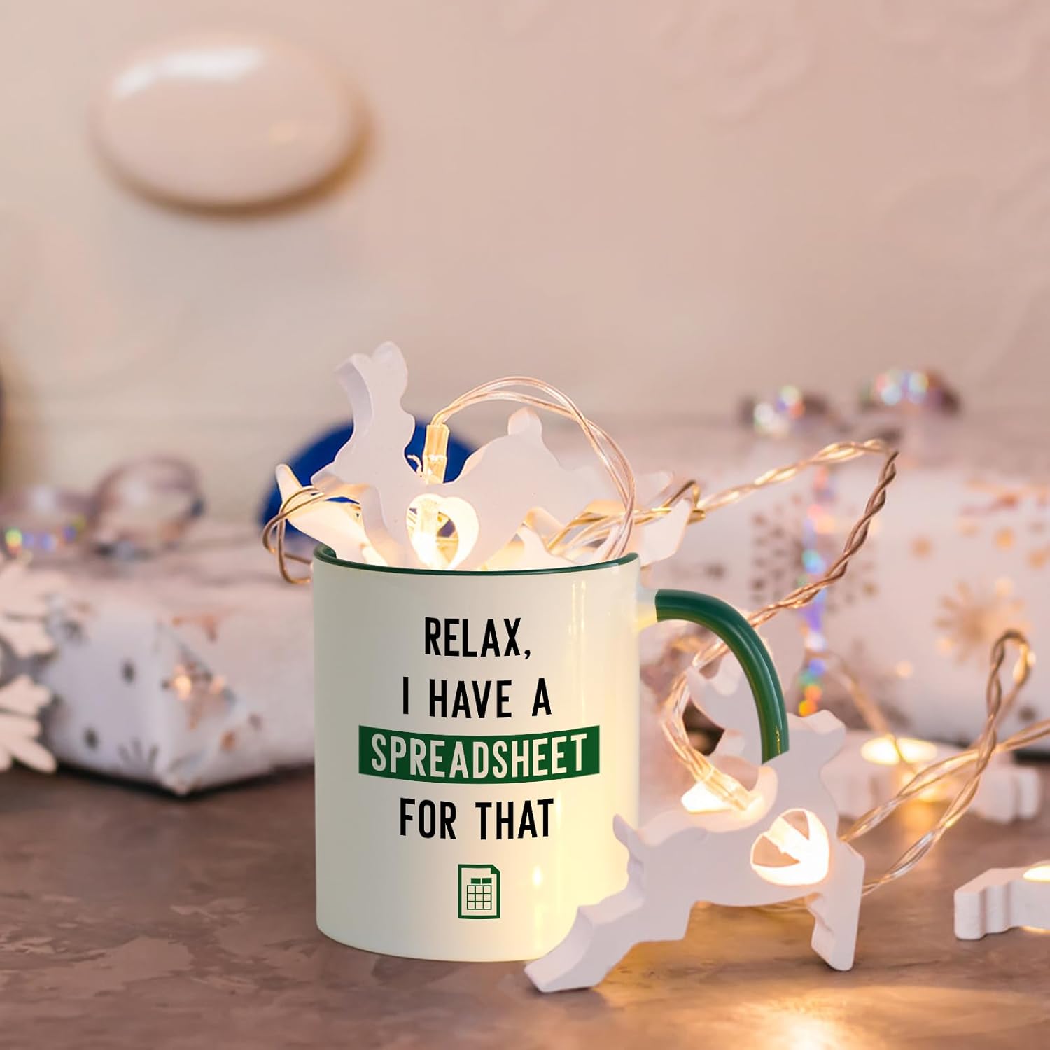 Funny Accountant Spreadsheet Coffee Mug CPA Gift