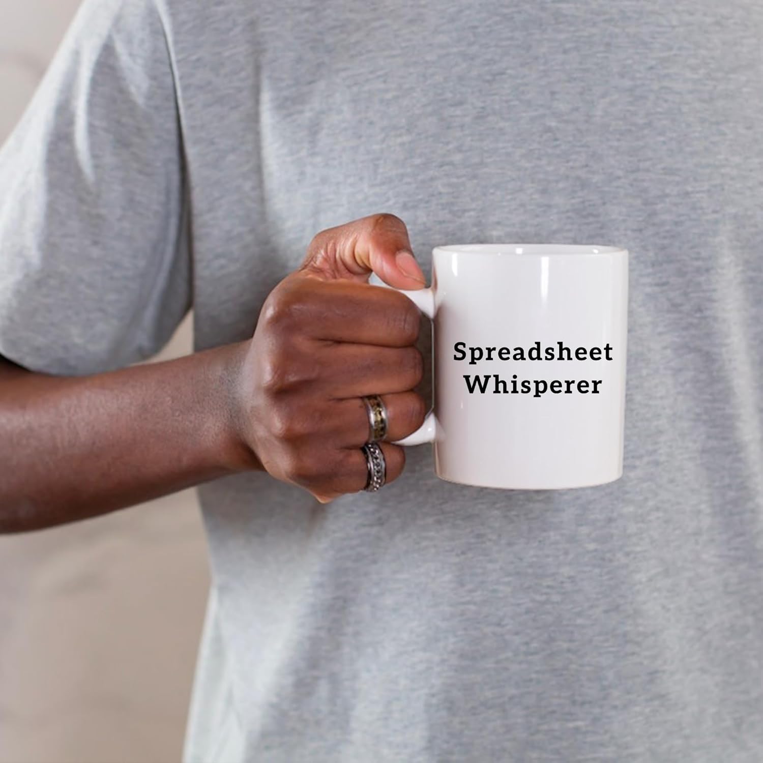 Funny Spreadsheet Whisperer Coffee Mug Accounting Bookkeeper Gift