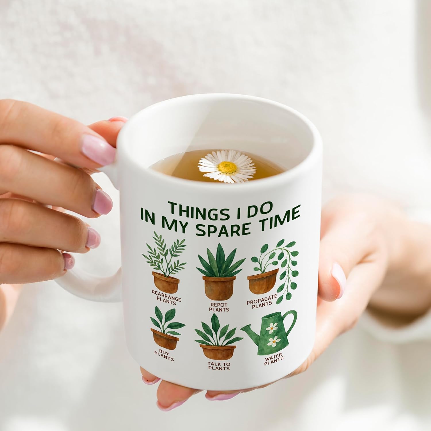 Plant Lover Gardening Coffee Mug Spare Time Humor Gift