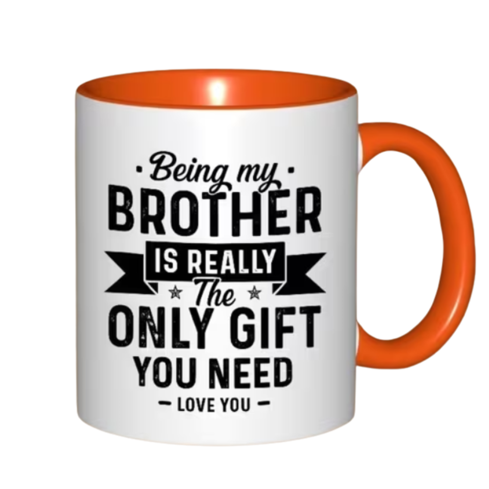 Brother Appreciation Quote Print 11oz Ceramic Coffee Mug