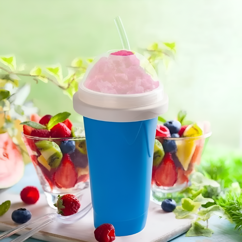 Slushie Maker Cup, Magic Quick Frozen Slushy Cup Cooling Cup Squeeze Cup Slushie Maker, Homemade Milk Shake Ice Cream Maker Turn any Drinks into Slushie