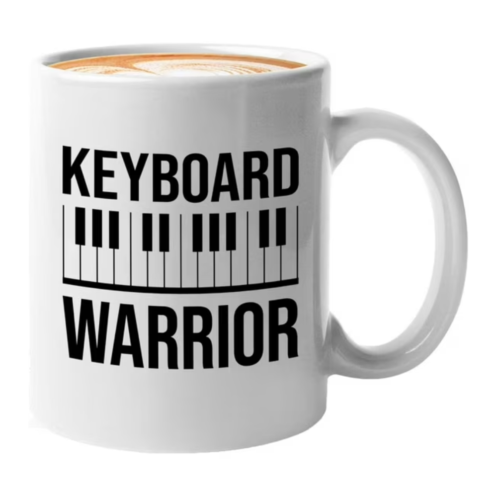 Inspirational Piano Player Quote Print For Musician Coffee Mug