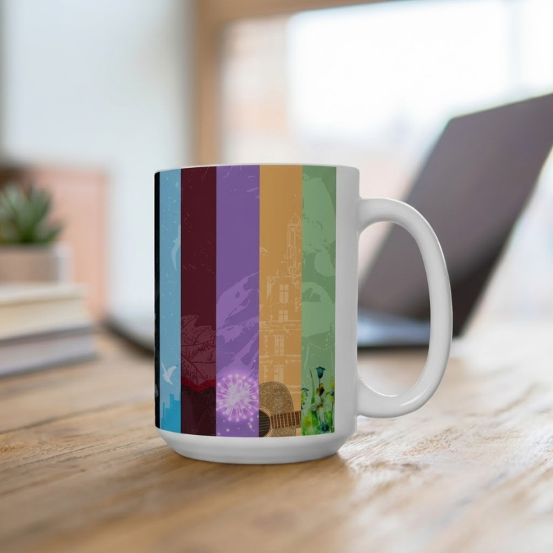 TS Inspired Eras Theme Ceramic Coffee Mug