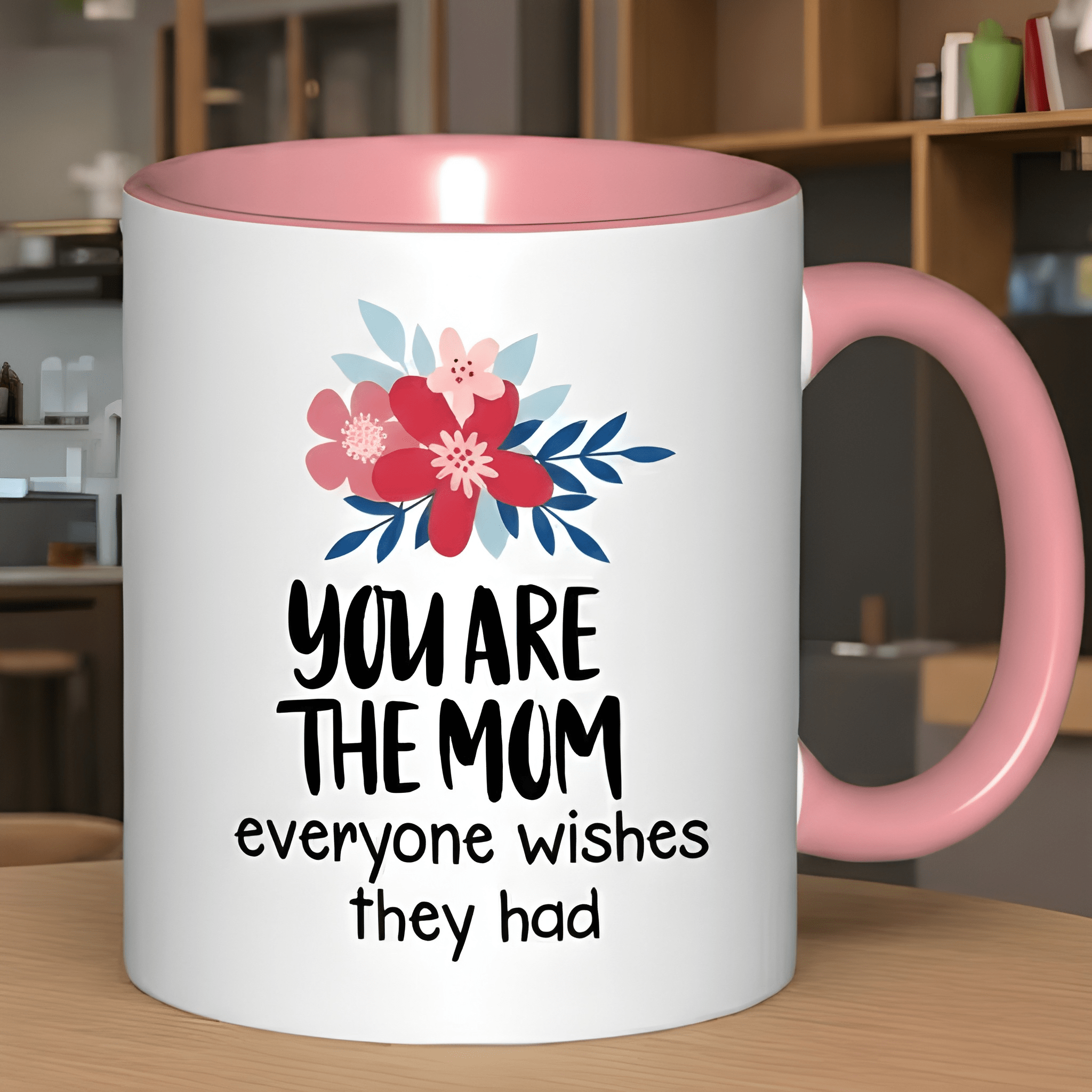 Ceramic Coffee Mug With Floral You Are The Mum Design Mothers Day Gift