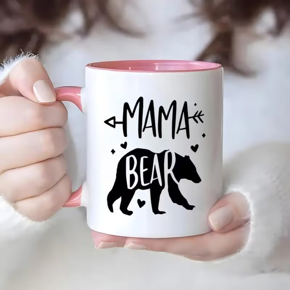 1 Piece 11Oz Ceramic Coffee Mug Mama Bear Mothers Day Cup