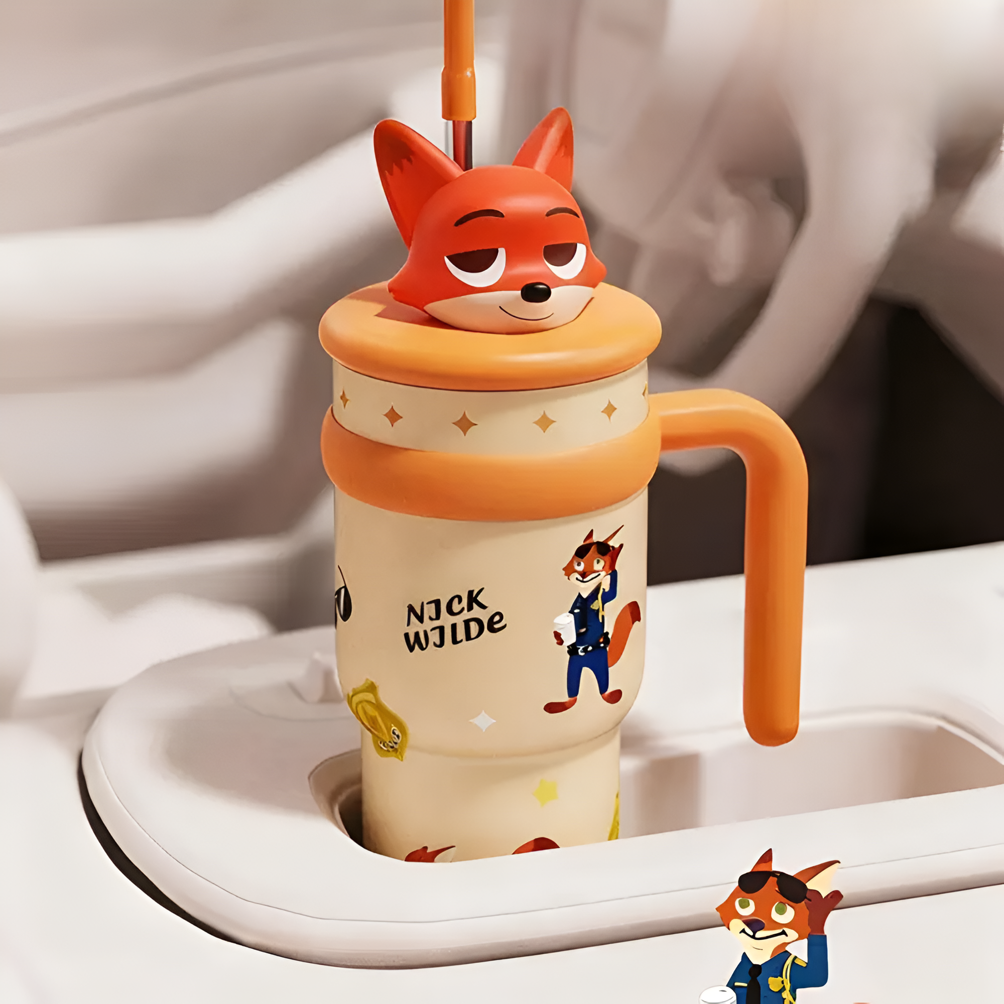 Cartoon Character Insulated Tumbler 700ml Wide Mouth Cup