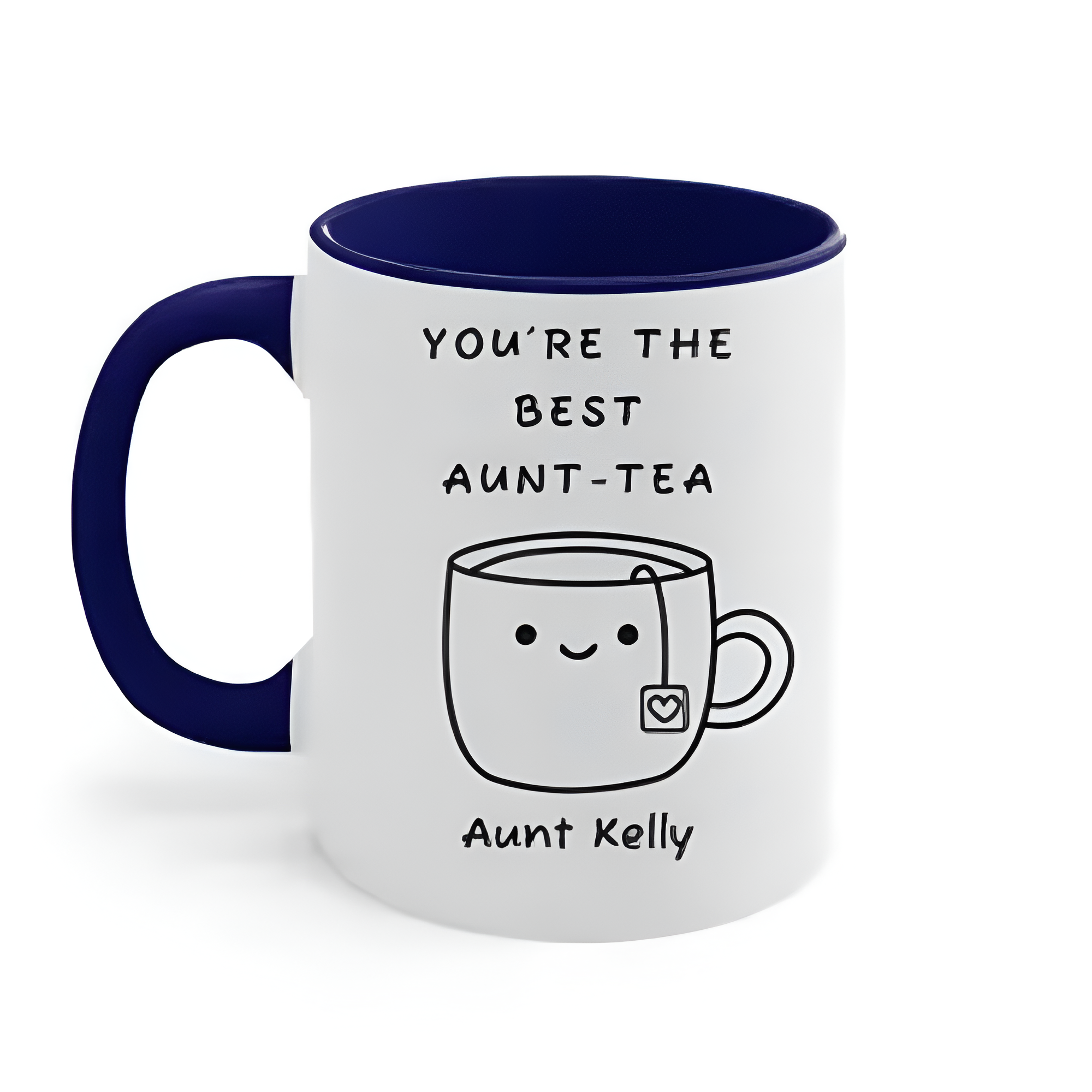 Personalized Aunt Mug With Double Sided Print