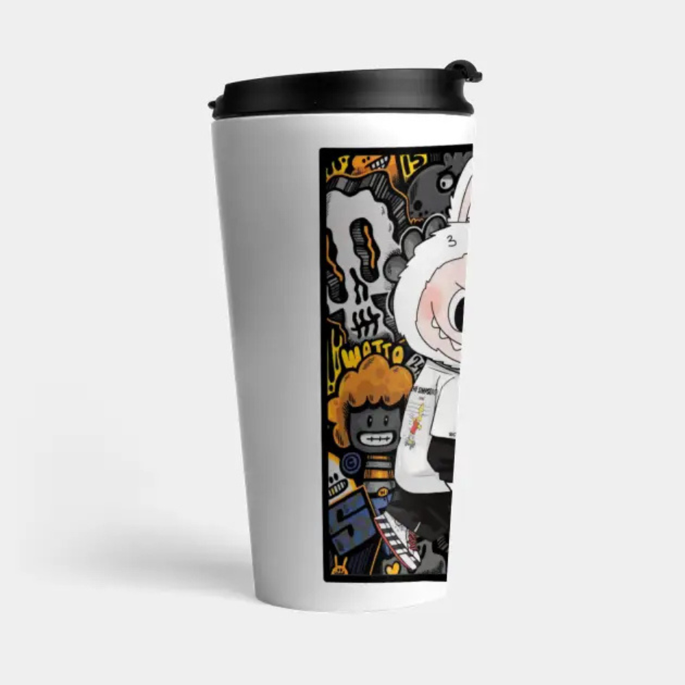 Labubu Streetwear Graffiti Mug-Mineral Mug