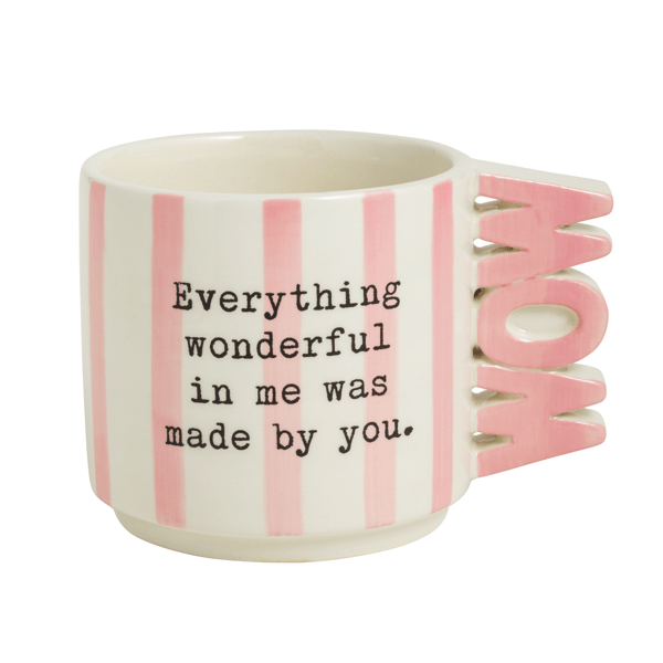 Everything Mom Word Handle Mug