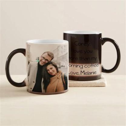 Personalized Color Changing Photo Mug - Mineral Mug