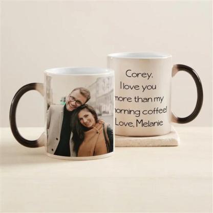Personalized Color Changing Photo Mug - Mineral Mug