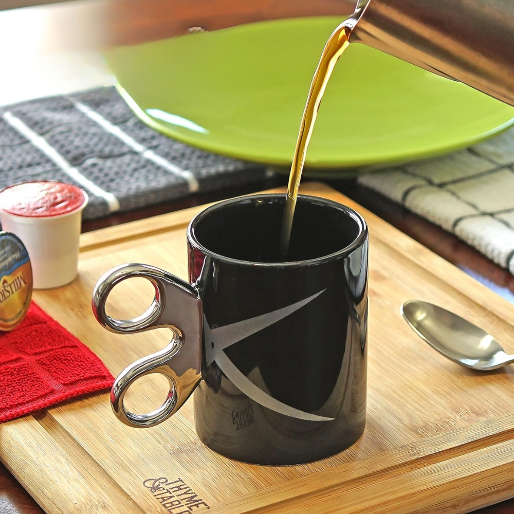 Scissors Handle Coffee Mug, 11oz - Fairly Odd Novelties - Fun Barber