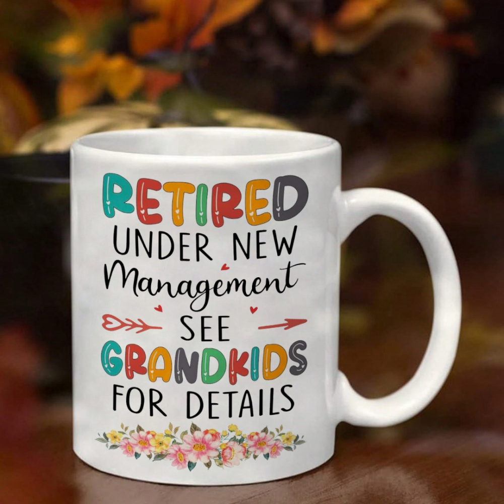 Under New Management - See Grandkids for Details" - Generational Humor Gift for Grandma & Grandpa