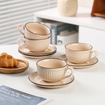 Ceramic Coffee Cups Set-Mineral Mug