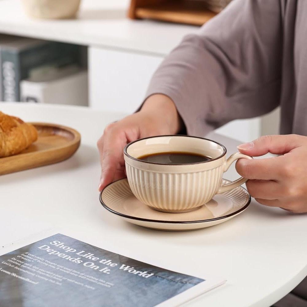 Ceramic Coffee Cups Set-Mineral Mug
