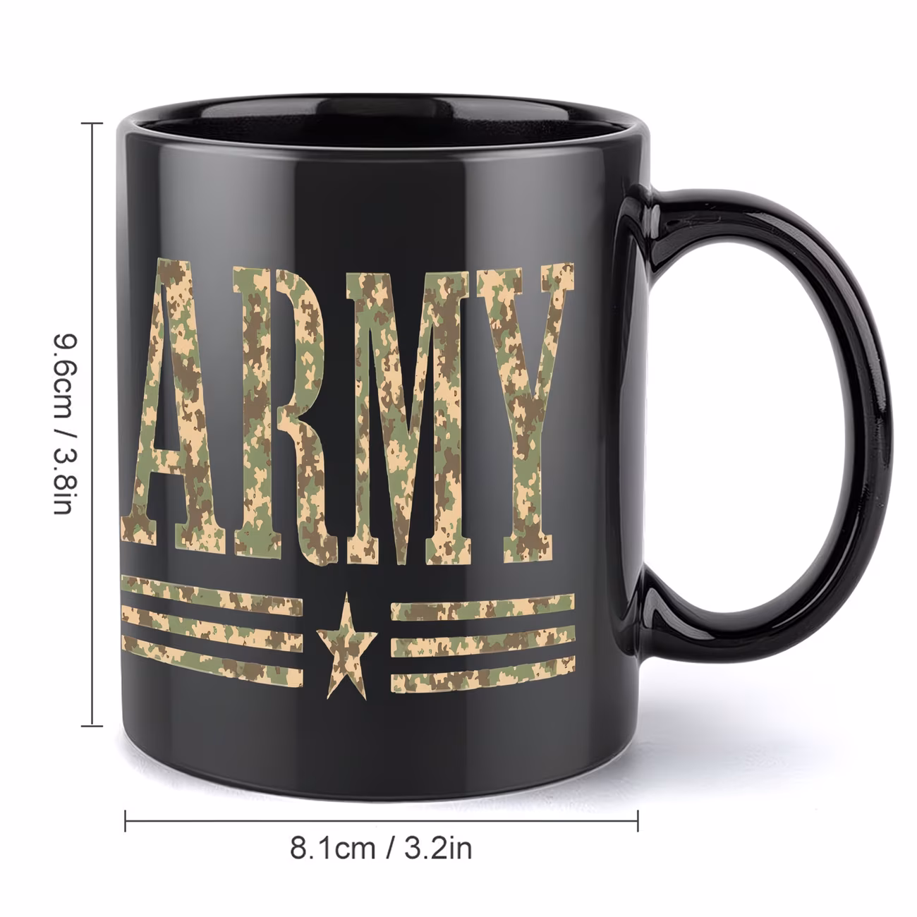 1pc army camouflage ceramic coffee mug with camo camo hand wash only ceramic cup for coffee tea hot beverages ideal for office for 2