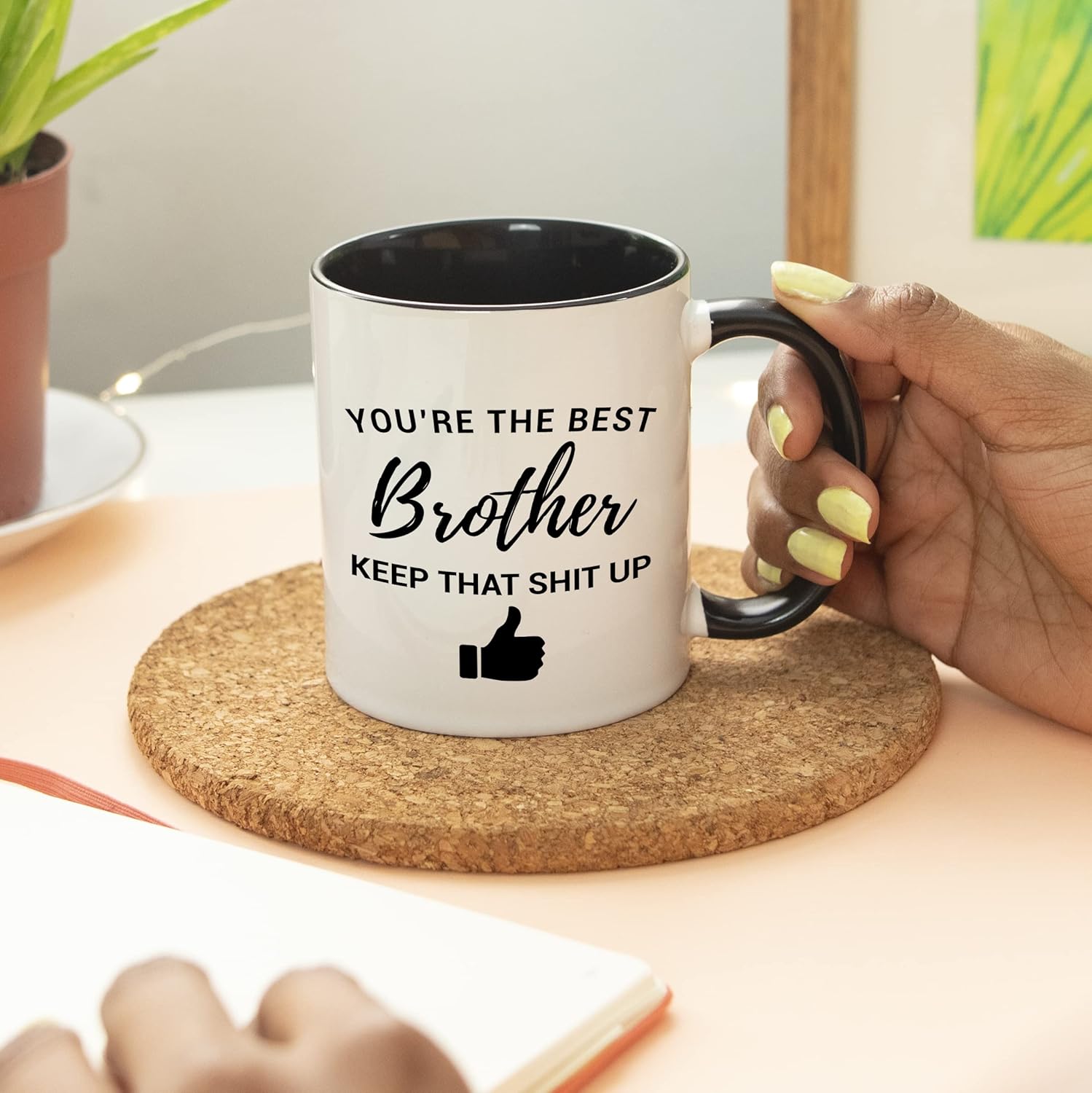 The Best Brother Printed Coffee Mug